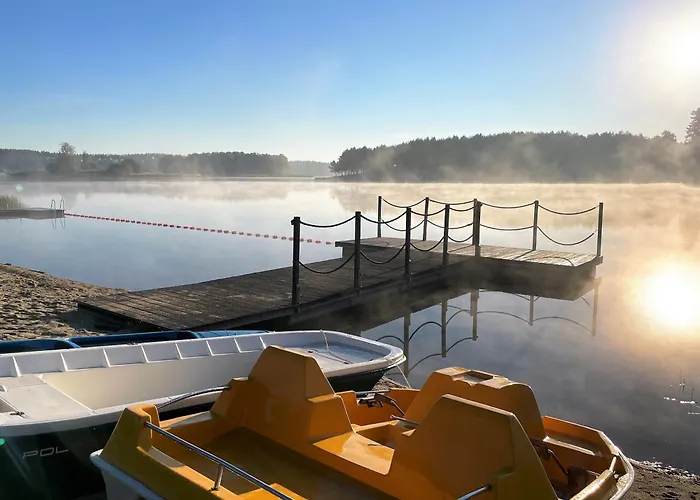 منزل للإقامة Wyspa Kaszubska Z Sauna I Balia *